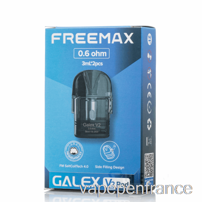Gousses De Remplacement Freemax Galex V2 Stylo Vape 0.6ohm Galex V2 Pods